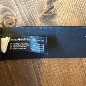Brandy Melville Classic Black Belt